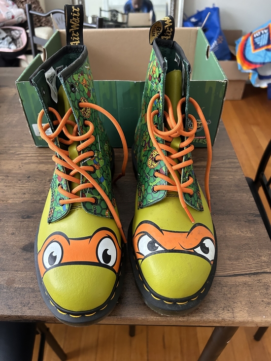 Dr. Martens Other - Dr. Martens x Teenage Mutant Ninja Turtles Green & Orange Boots